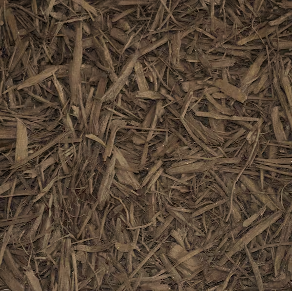 Natural Mulch A picture of red mulch